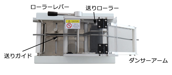 電動プレフィーダー(KE-PF100) 各部名称